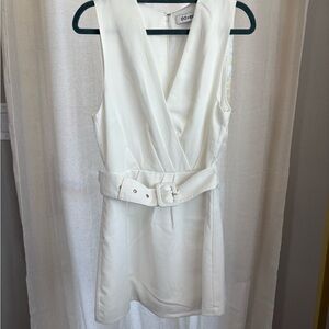 DO+BE White Belted Romper